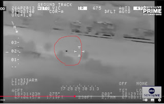 米国海軍が公表したUAPの動画（ABC Newsより）
