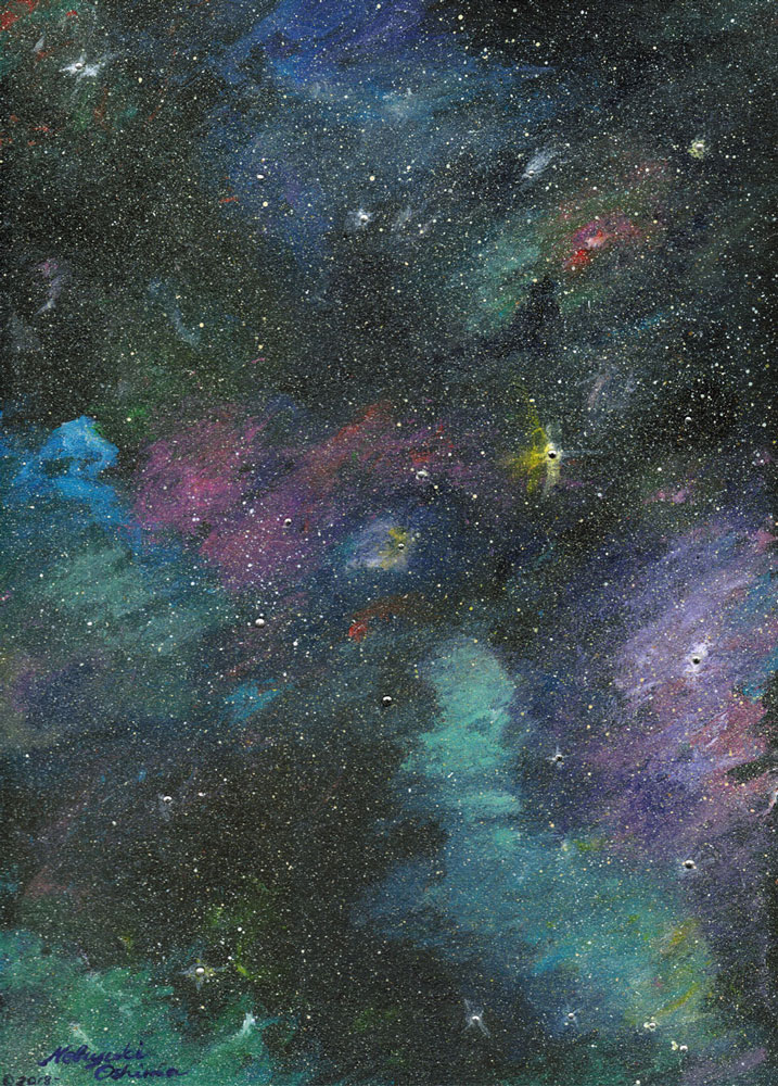 宇宙の絵（絵画・イラスト・アート）